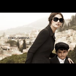 Dolce & Gabbana Baroque Sunglasses Black & Gold